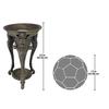 Design Toscano Mythological Greek Satyr Cast Iron Walking Stick/Umbrella Stand QH7231